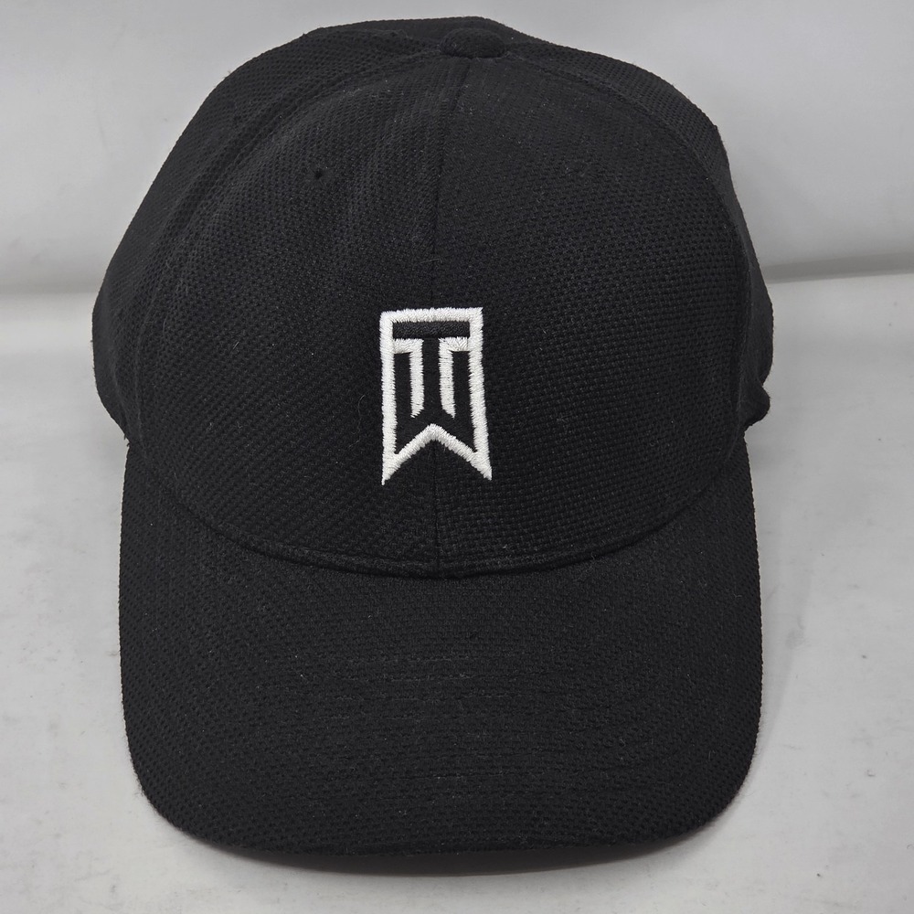 Nike Tiger Woods TW Fitted Flex Fit Golf Hat Cap Black Unisex Size M/L